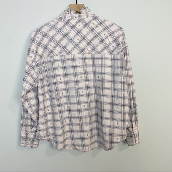 Xirena Jensen Plaid Flannel Snap Button Shirt - Picture 10 of 13